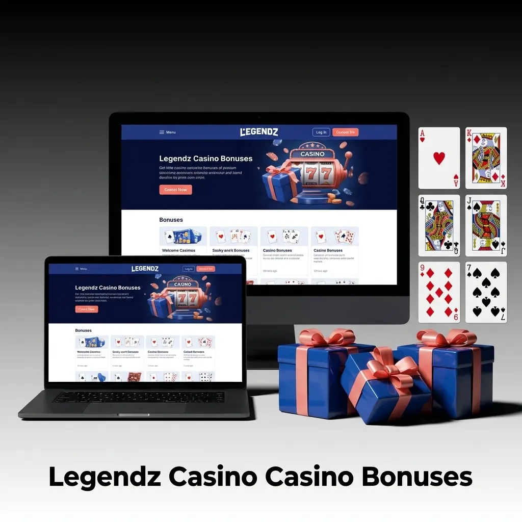 Legendz Casino bonus promotions for slots, live dealer tables, and reload offers available to US players after registration